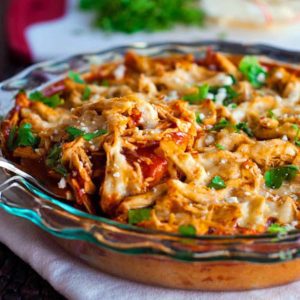 Chicken tamale pie