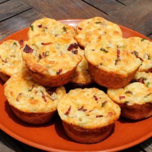 Loaded potato muffins
