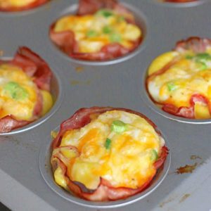 Ham and egg cups