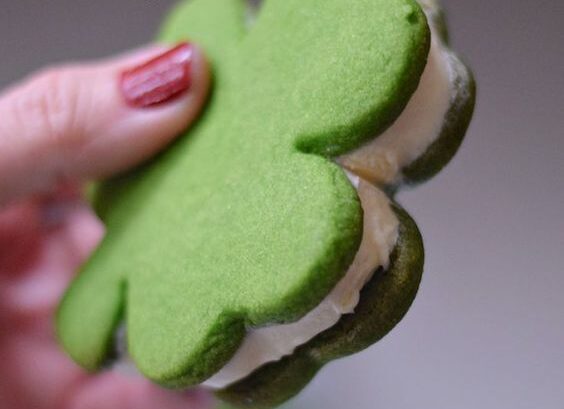 Shamrock Ice Cream Sandwich