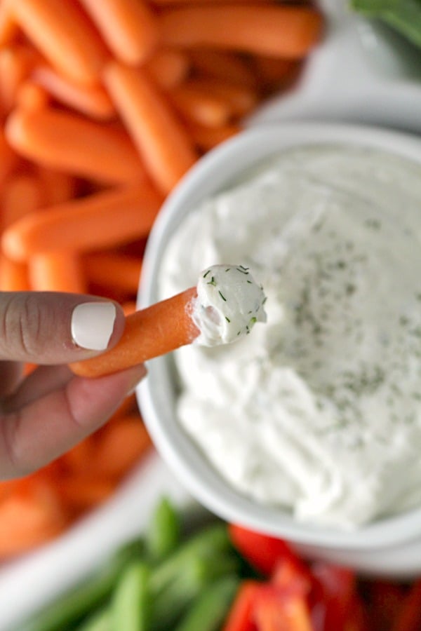 Cottage Cheese Ranch Dip