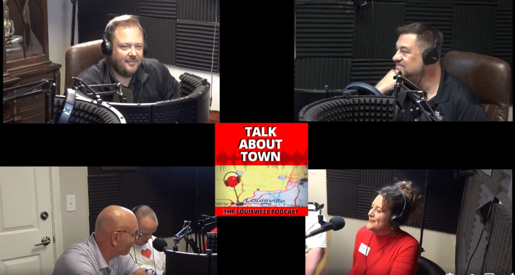 DSL's Julie Torzewski, Sam Roach, and Tim Curtis on the Talk About Town podcast.